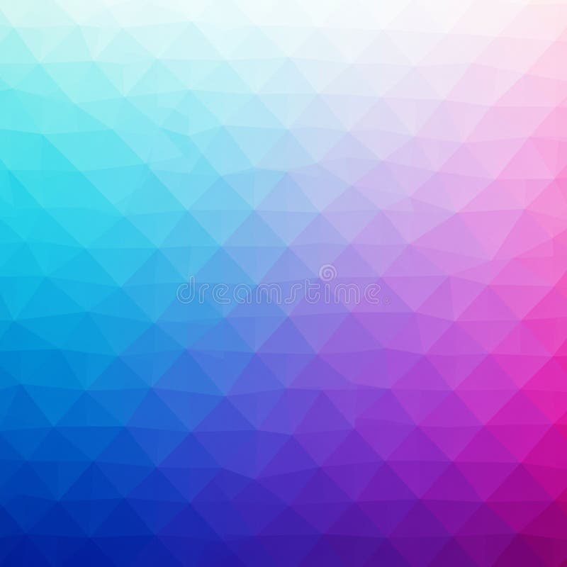 Geometric abstract pattern with a low-poly design, featuring a gradient of colors royalty free illustration