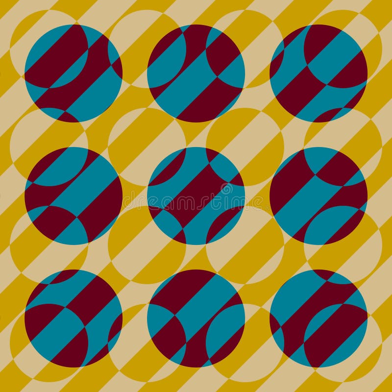 Geometric abstract pattern retro style. Seamless vector pattern. vector illustration
