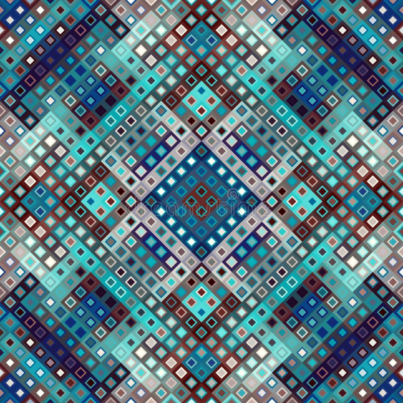 Geometric abstract pattern. royalty free illustration