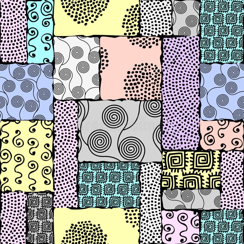 Geometric abstract pattern. royalty free illustration