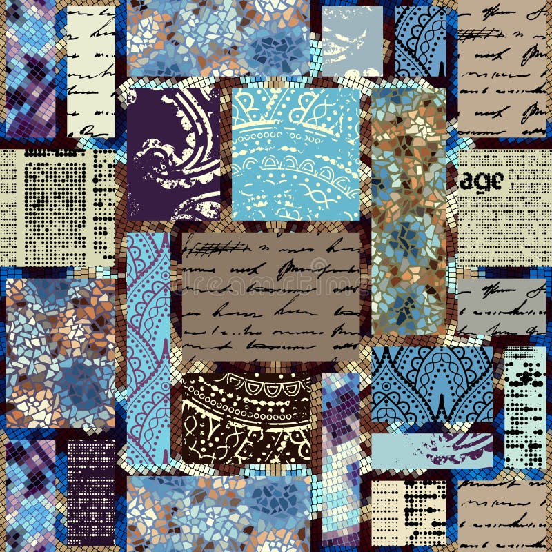 Geometric abstract pattern. stock illustration