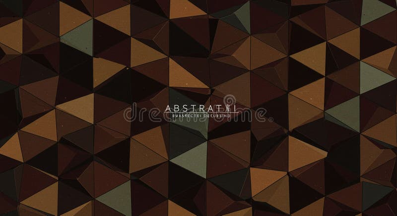 Geometric abstract pattern with a series of interconnected polygonal shapes. The royalty free illustration