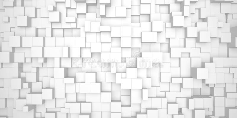 Geometric abstract white background. Tiled style royalty free illustration
