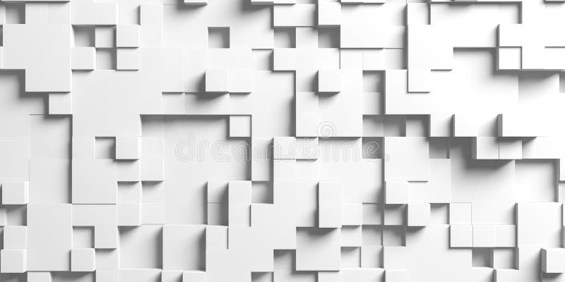 Geometric abstract white background. Tiled style royalty free illustration