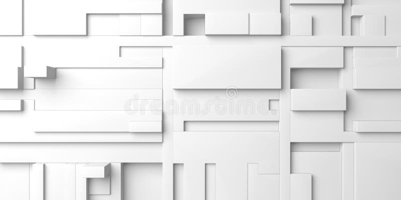Geometric abstract white background. Tiled style vector illustration