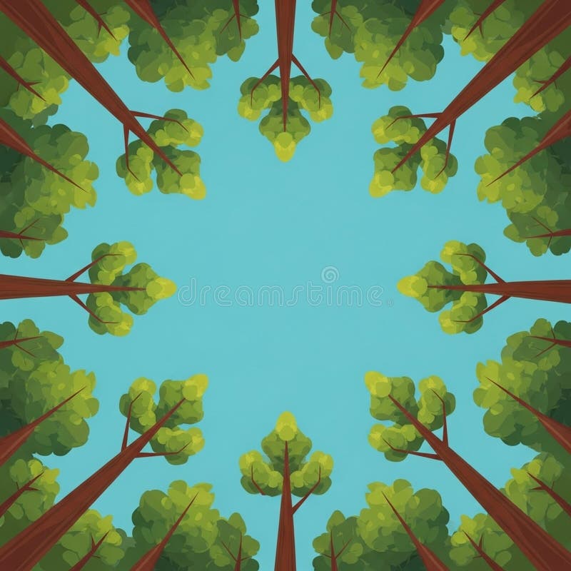 Geometric arrangement create a stylized and graphical representation of stock illustration