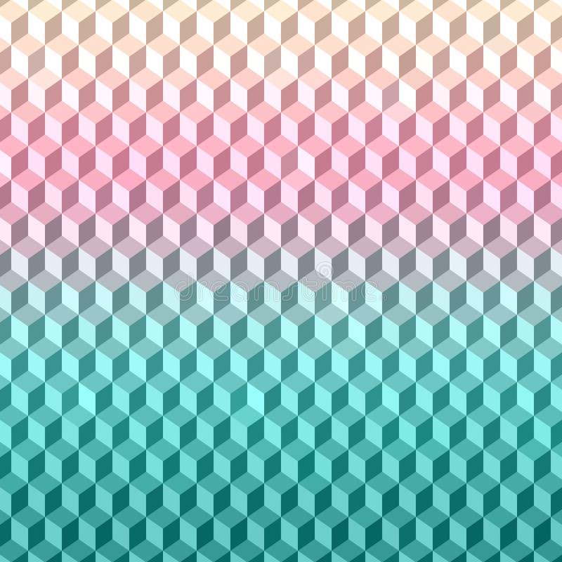 Geometric background texture. 3D Vector pattern. stock illustration