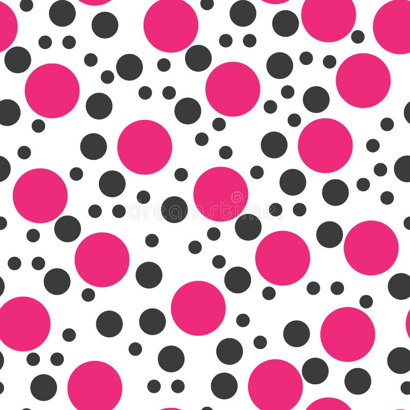 Geometric Circle Dot Seamless Pattern. Modern Stylish Texture Fo Stock ...