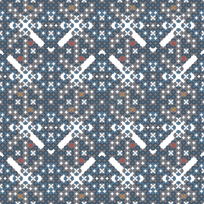 Abstract seamless vector pattern created of small circles vector illustration