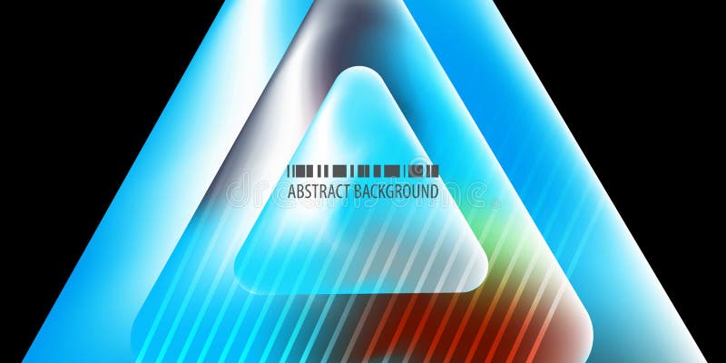 Geometric stacked shapes colorful abstract creative background royalty free illustration