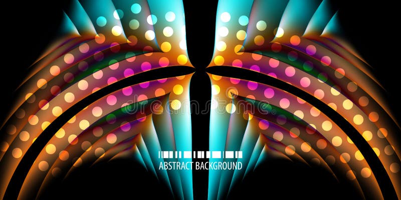 Geometric stacked shapes colorful abstract creative background royalty free illustration