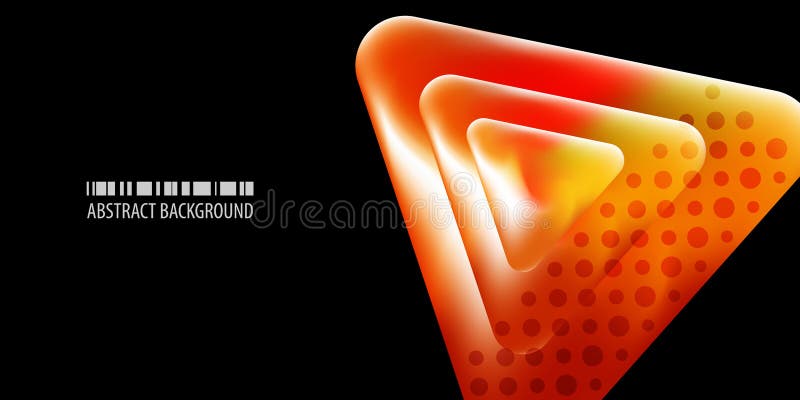 Geometric stacked shapes colorful abstract creative background vector illustration