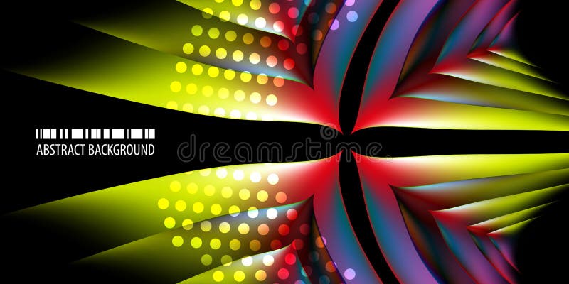 Geometric stacked shapes colorful abstract creative background vector illustration