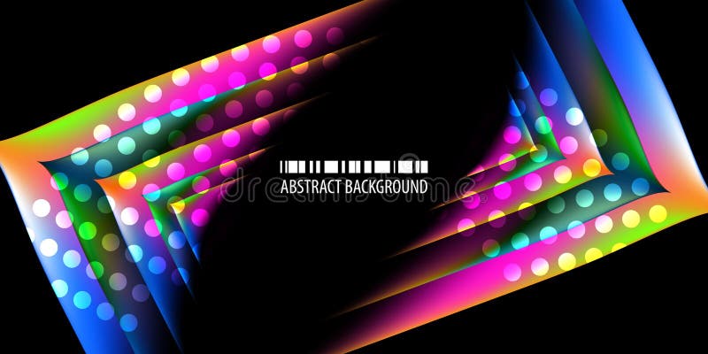 Geometric stacked shapes colorful abstract creative background royalty free illustration