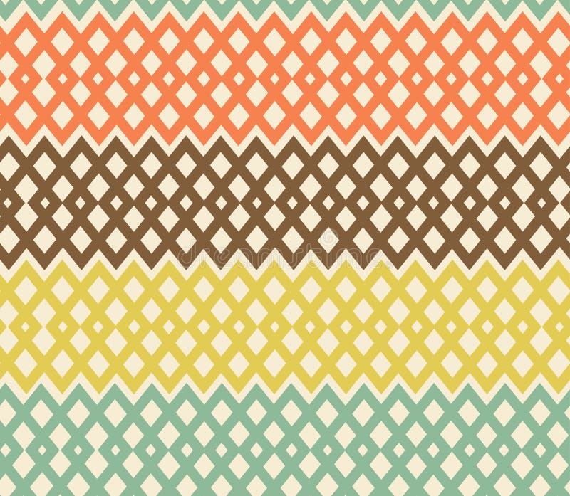 Geometric colorful seamless pattern. Netting struc stock illustration Geometric colorful seamless pattern. Netting struc stock illustration