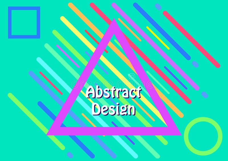 Geometric contemplation royalty free illustration