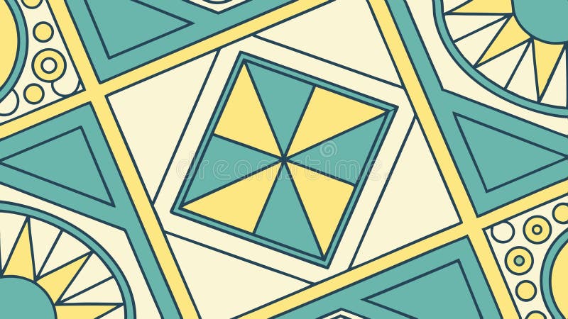 Geometric diamond pattern, abstract vector design Generative AI stock illustration