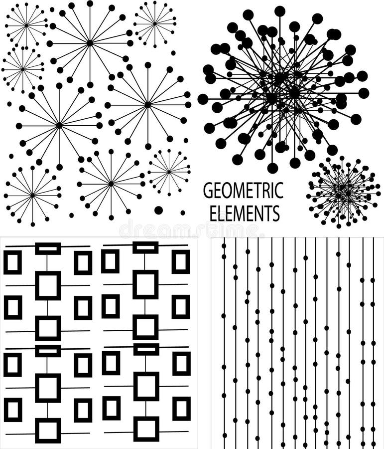 Geometric figures stock vector. Illustration of linear - 68849169