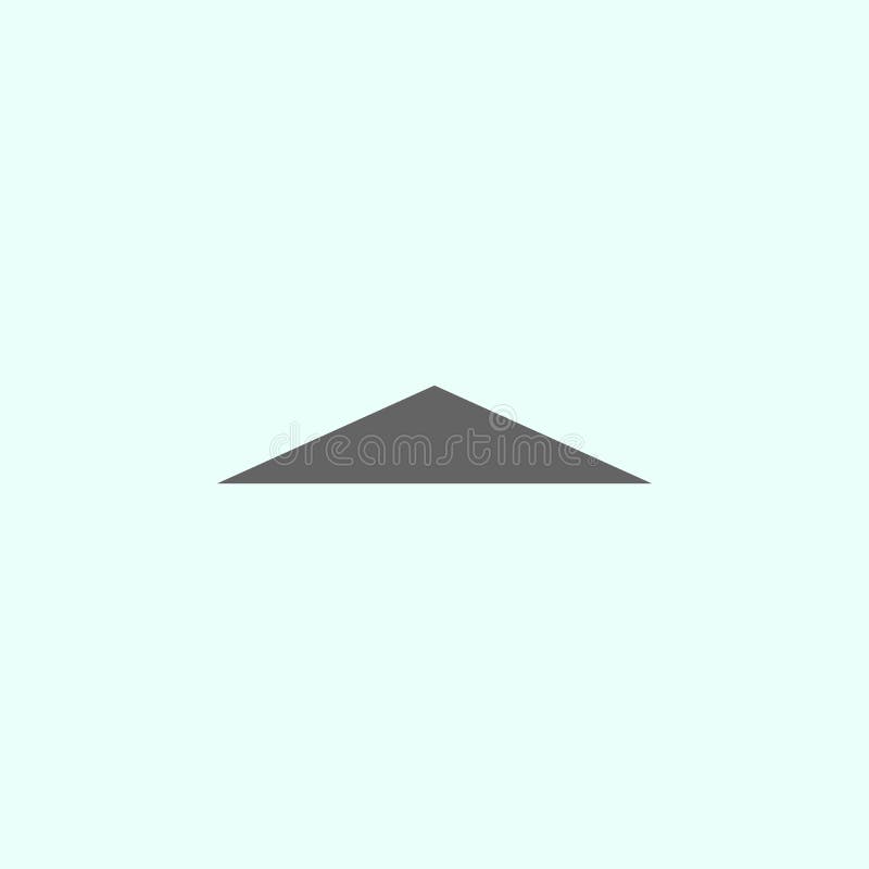 Geometric figures, isosceles triangle icon. Elements of geometric figures illustration icon. Signs and symbols can be used for web stock illustration Geometric figures, isosceles triangle icon. Elements of geometric figures illustration icon. Signs and symbols can be used for web stock illustration