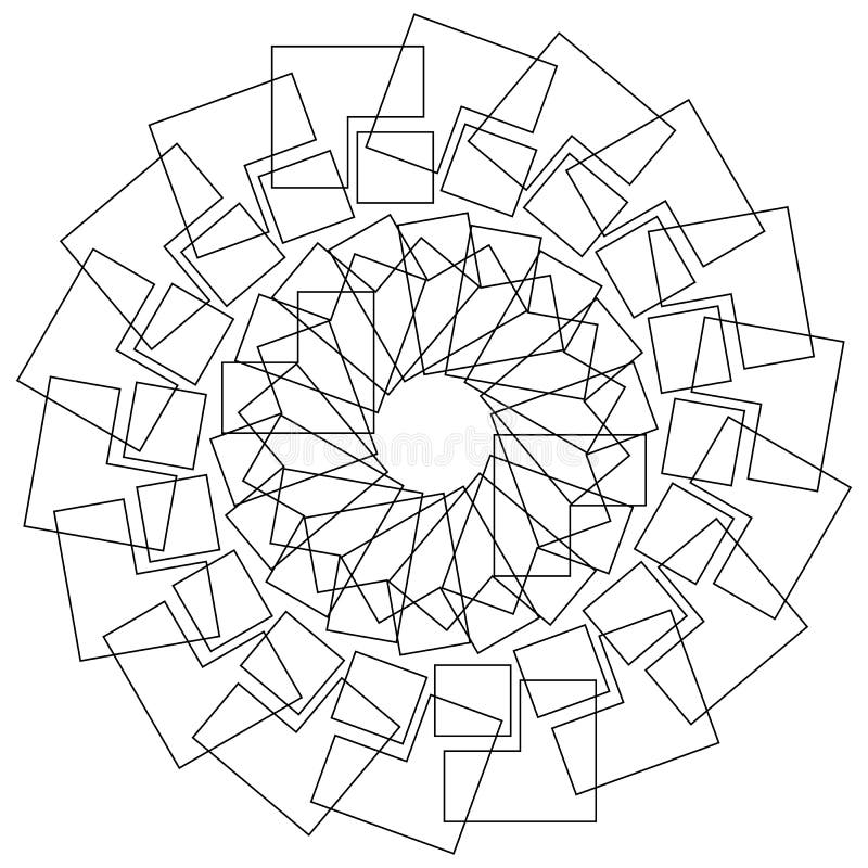Download Geometric Flower - Circular Pattern Lotus Flower, Mandala ...