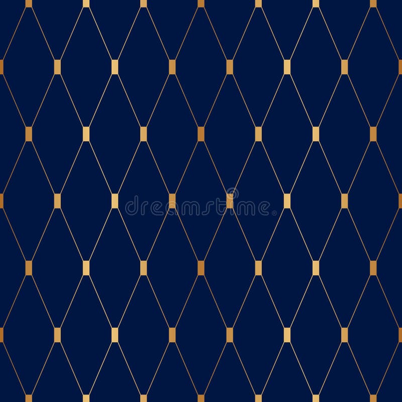 Geometric gold seamless pattern. Golden geometry background prints. Delicate abstract diamond repeat texture. Repeated stripe