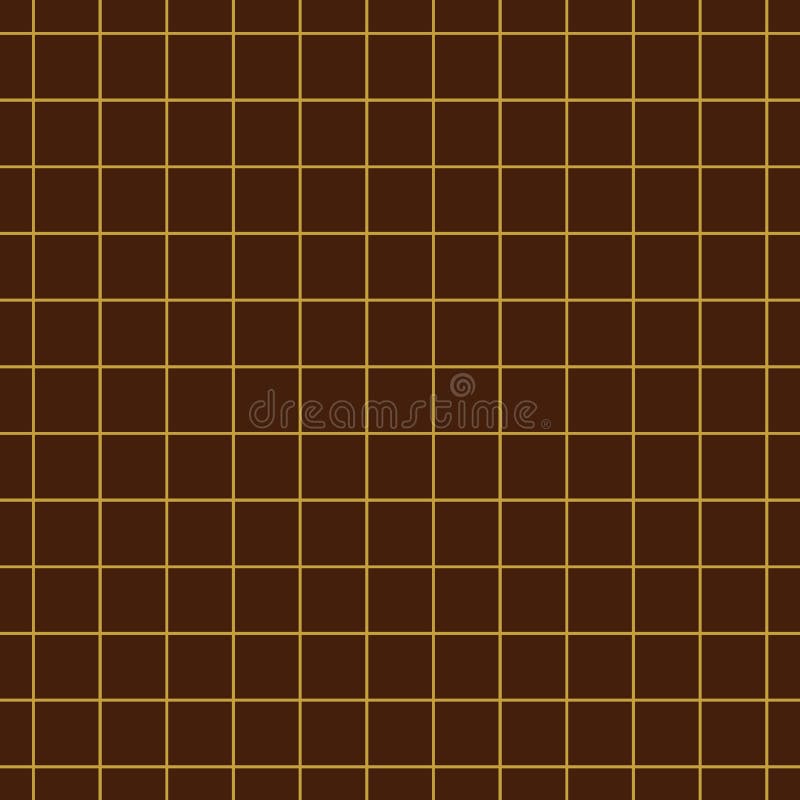 Geometric Golden Grid on Brown Background. Seamless Fine Abstract Pattern,  Wrapping Paper Stock Illustration - Illustration of architect, scale:  215251358