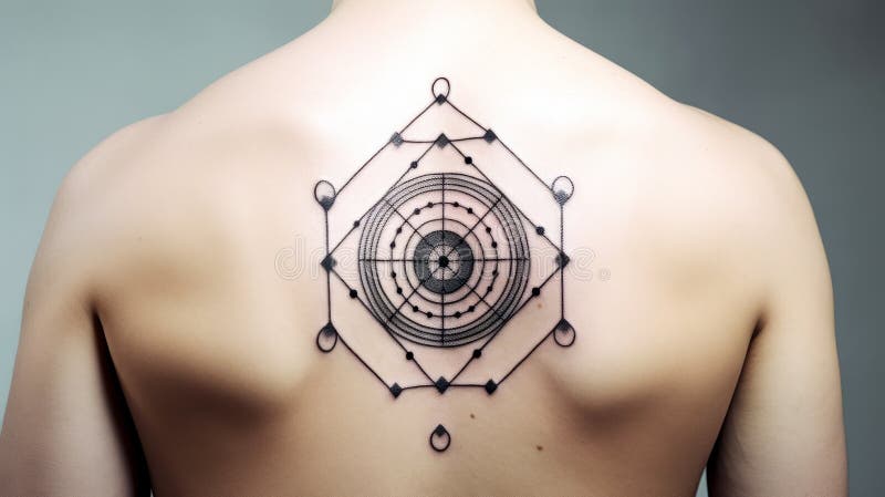 Abstract Geometric Composition Tattoo Design – Tattoos Wizard Designs