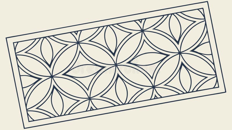 Geometric Lattice Pattern, Intricate Abstract Background vector design Generative AI. An intricate vector illustration of a geometric lattice pattern, forming a symmetrical and visually appealing design. This pattern is versatile for backgrounds, architectural elements, decorative screens, or abstract art compositions, vector design Generative AI
