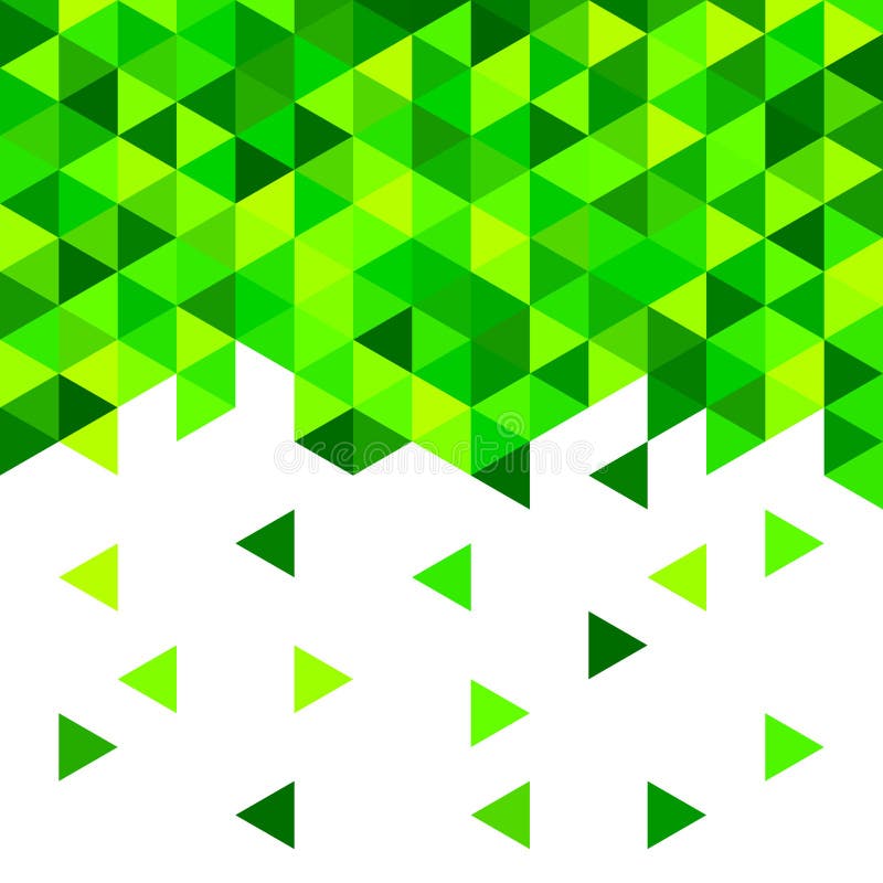 Geometric mosaic pattern from blue triangle royalty free illustration