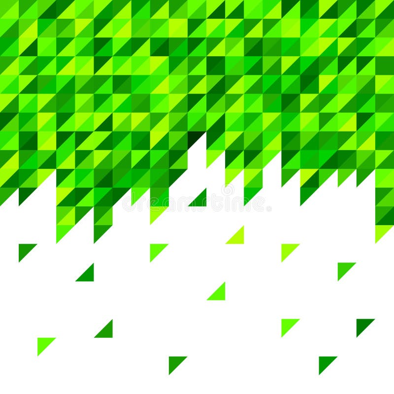 Geometric mosaic pattern from blue triangle stock illustration