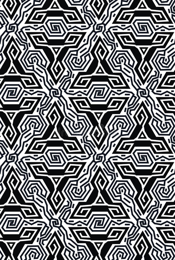 Geometric optical illusion vibration design.Triangles black and white colors seamless pattern. Trendy contempirary fashion style.