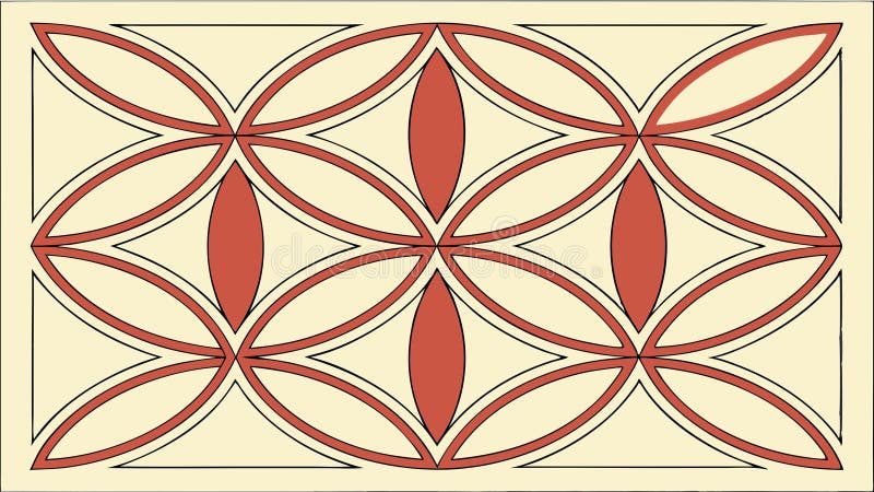 Geometric pattern, abstract design element vector design Generative AI stock illustration
