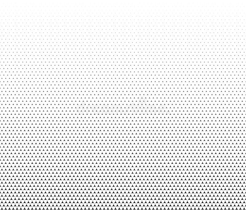 Geometric Pattern of Black Triangles on a White Background.Scale Method