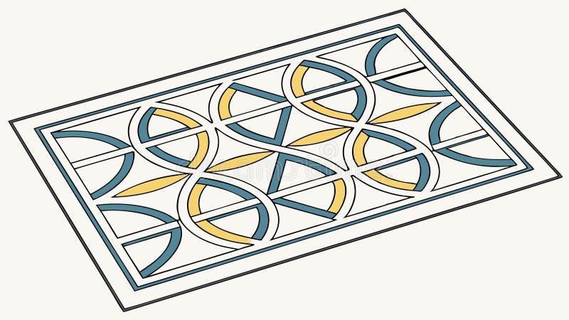 Geometric pattern diamond lattice repeat shapes background, vector design Generative AI stock illustration