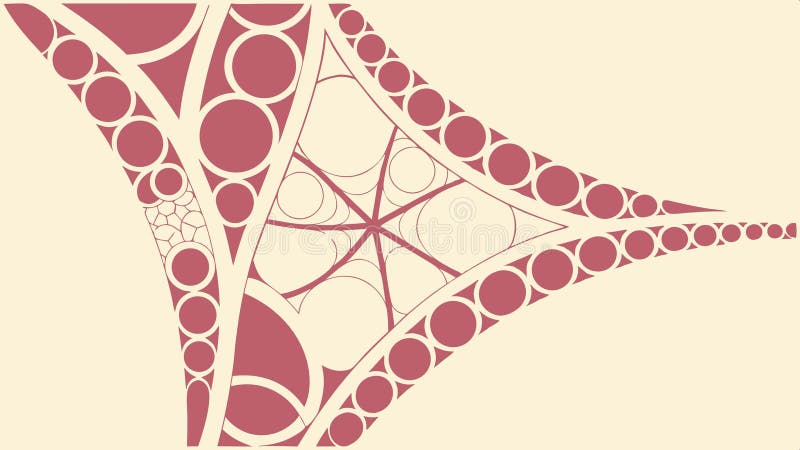 Geometric pattern with stars, abstract design vector design Generative AI royalty free illustration