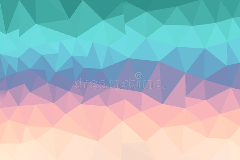 Geometric pattern from triangles. multiple pantone color royalty free illustration