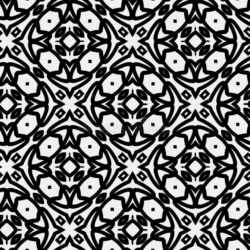 Geometric Pattern with Triangular Elements. Seamless Abstract Ornament