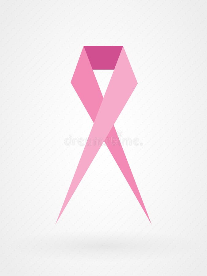 Pink Ribbon. Breast Cancer Awareness. Vector Illustration, Flat Design  Stock Vector - Illustration of isolated, concept: 229264572