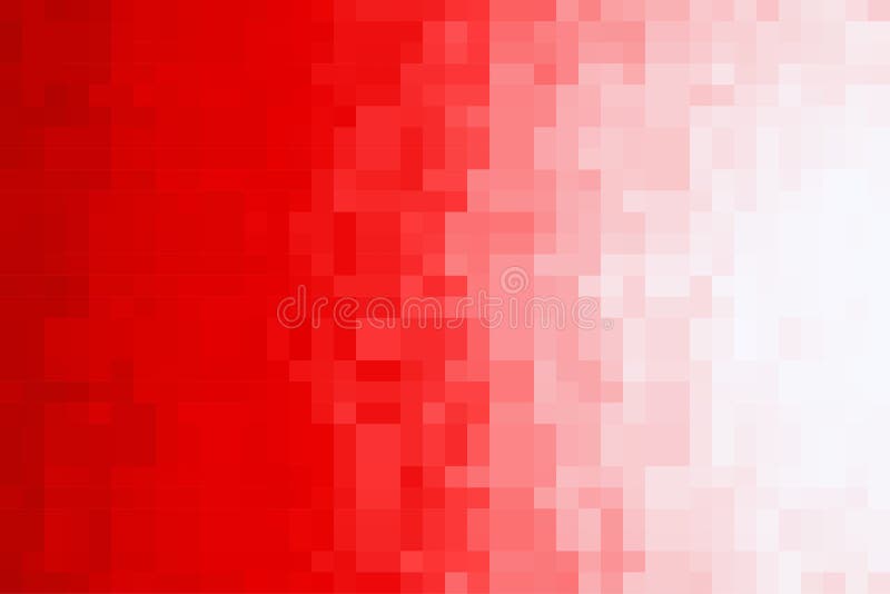 Geometric pixels pattern mosaic red background vector illustration template web banner wallpaper poster royalty free illustration