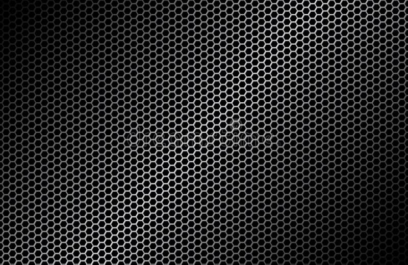 Geometric polygons background, abstract black metallic wallpaper