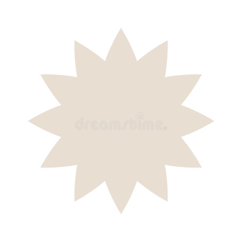 Geometric Round Star Figure Stock Vector Illustration of background