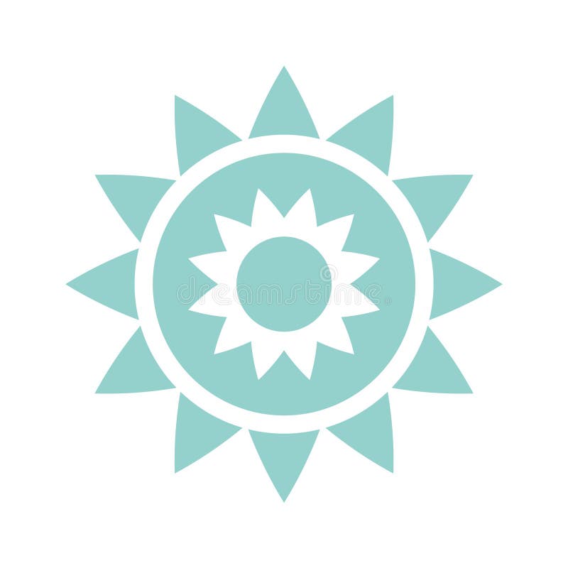 Geometric Round Star Figure Stock Vector Illustration of circle