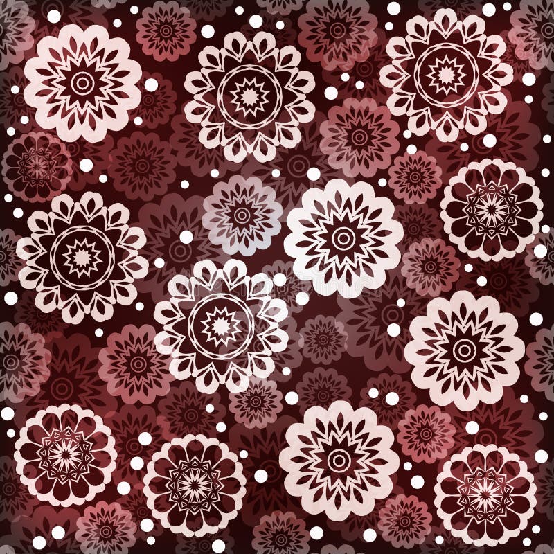Model floral fără sudură geometrică stock illustration