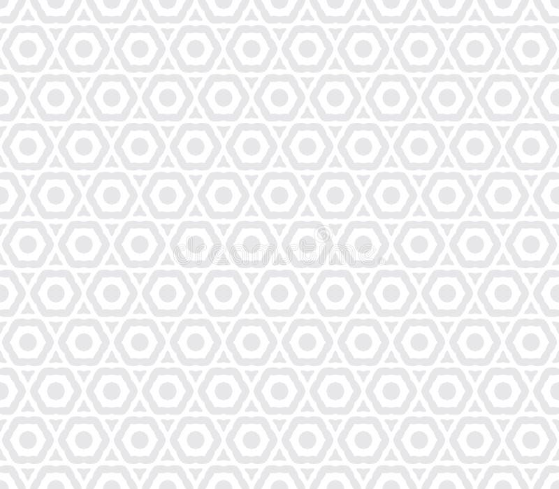 Geometric Seamless Gray Hexagon Pattern Stock Vector Illustration Of