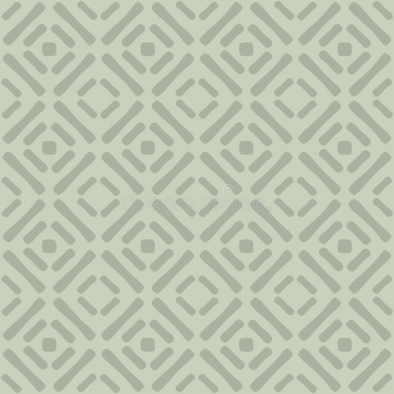 Geometric seamless monochrome tile background with rectangular hand drawn shape stock illustration