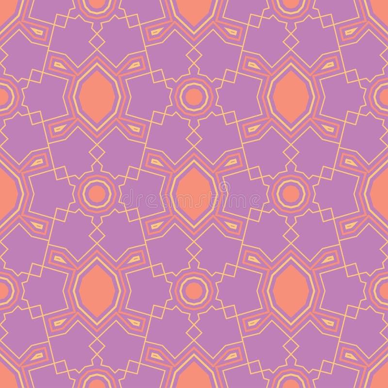 Geometric seamless pattern. Bright colored violet background/ stock illustration Geometric seamless pattern. Bright colored violet background/ stock illustration