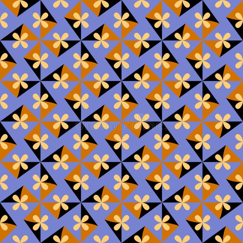 Geometric seamless pattern in naive style. Cute surface design vector illustration.
