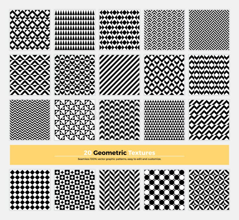 Geometric Seamless Pattern Pack 002