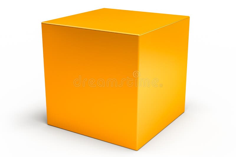 Geometric shapes cube royalty free illustration