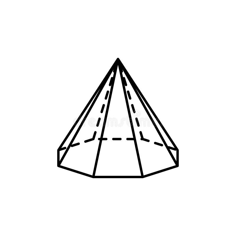 Octagonal Pyramid Stock Illustrations – 39 Octagonal Pyramid Stock  Illustrations, Vectors & Clipart - Dreamstime